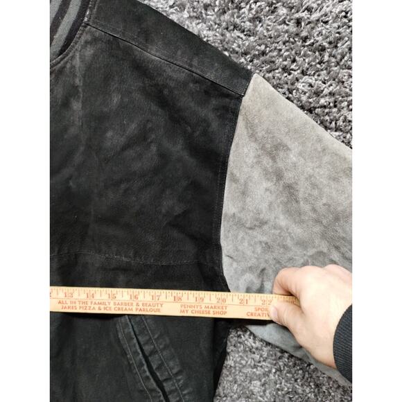 Free Country Black and Gray Bomber Jacket - Picture 8 of 13